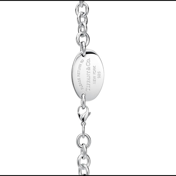 Return to Tiffany & Co. 925 Sterling Necklace Classic and Engravable - Picture 6 of 9